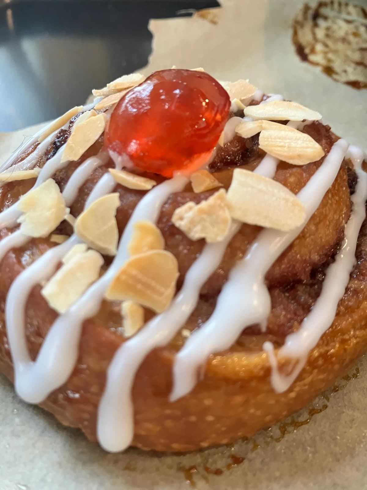 Cherry Bakewell Swirls